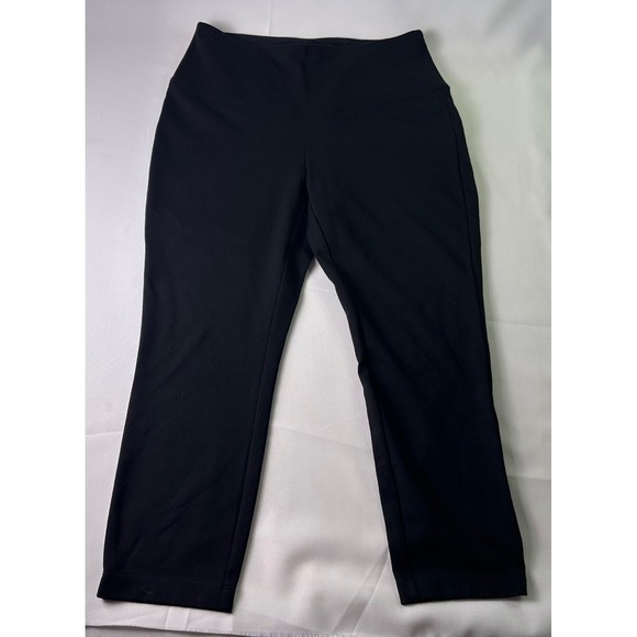 Soma Smoothing Ponte Legging Crop Black Size M High Waist Casual Pants Women's - Picture 1 of 7